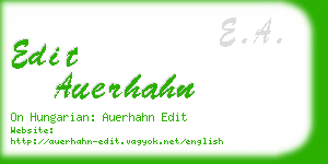 edit auerhahn business card